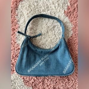 Brandon Blackwood Syl Bag | Denim Logo